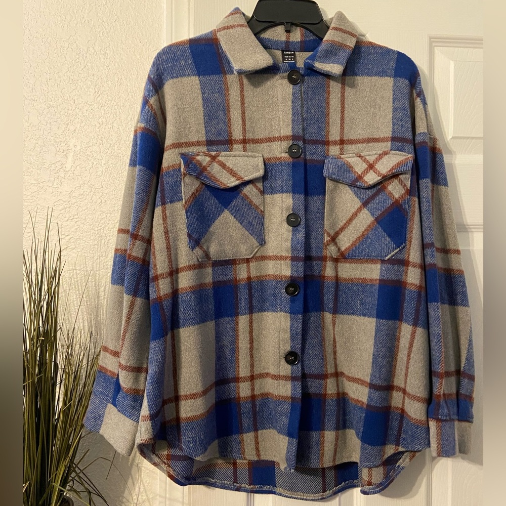 SHEIN Womens Shacket